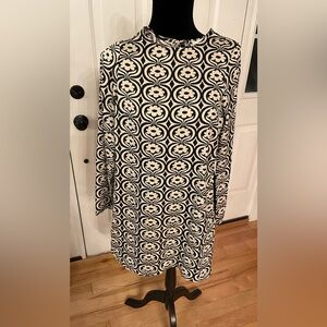 MNG by Mango Black and White Dress Size 2